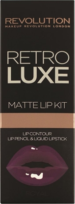 Picture of Makeup Revolution Retro Luxe Kit Matte Royal Pomadka i konturówka do ust