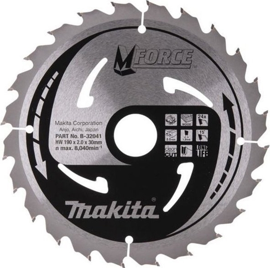 Picture of Makita B-32041 M-FORCE Saw Blade 190x30x24Z