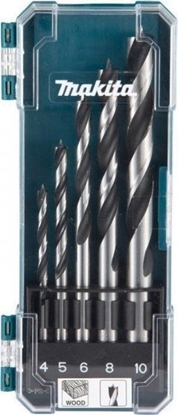 Attēls no Makita D-72861 Wood Drill Set 4-10mm