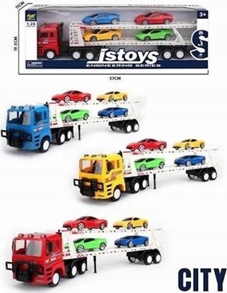 Изображение Maksik Laweta z zestawem aut JS898-33C mix cena za 1szt