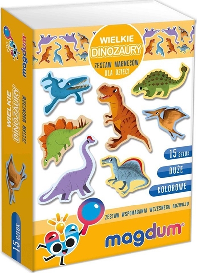 Изображение Maksik Magnesy Due dinozaury MV 6032-06