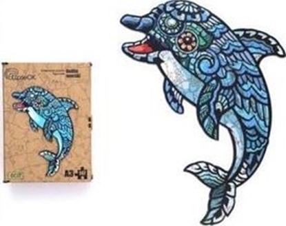 Изображение Maksik Puzzle drewniane Delfin PuzA3-00716