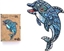Picture of Maksik Puzzle drewniane Delfin PuzA3-00716