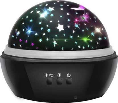 Picture of Malatec Lampka nocna z projektorem- czarna (LP16857)