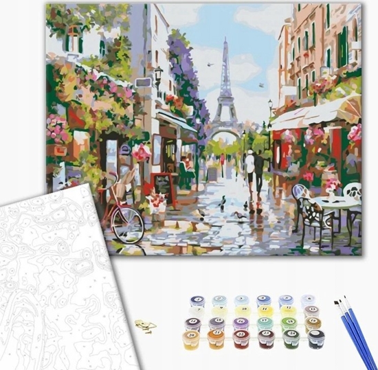 Picture of Malowanie po numerach BRUSHME, 40x50 cm, lunch w Paryu, 1 szt.