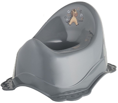 Attēls no Maltex Nocnik antypolizgowy z pozytywk 2K Minimal Konik stalowy szary