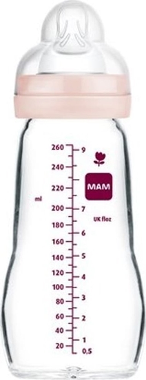 Picture of MAM Baby Szklana butelka 260 ml Feel Good FOREST Girl