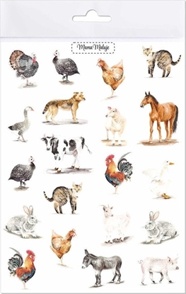 Изображение Mama Maluje Tatuae zmywalne Zwierzta wiejskie