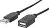 Picture of Manhattan 364898 USB cable 3 m USB 2.0 USB A Black