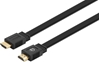 Picture of Manhattan HDMI Cable with Ethernet (Flat), 4K@60Hz (Premium High Speed), 10m, Male to Male, Black, Ultra HD 4k x 2k, Fully Shielded, Gold Plated Contacts, Lifetime Warranty, Polybag