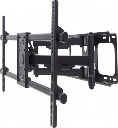 Picture of Manhattan TV & Monitor Mount, Wall, Full Motion, 1 screen, Screen Sizes: 37-75", Black, VESA 200x200 to 800x400mm, Max 75kg, LFD, Tilt & Swivel with 3 Pivots, Lifetime Warranty