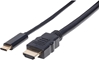 Picture of Manhattan USB-C to HDMI Cable, 4K@30Hz, 2m, Black, Male to Male, Three Year Warranty, Polybag
