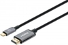 Picture of Manhattan USB-C to HDMI Cable, 4K@60Hz, 1m, Black, Equivalent to CDP2HD2MBNL, Male to Male, Three Year Warranty, Polybag