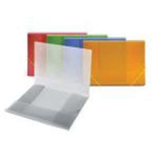 Picture of Mape ar gumiju A4 caurspīdīga zila,  Forpus