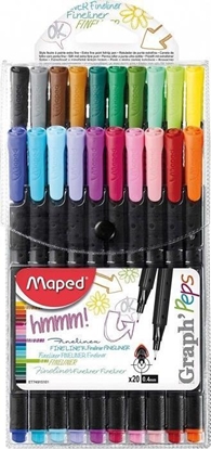 Picture of Maped Cienkopis GRAPH PEPS 20szt.etui 749151 MEPED 0.4mm