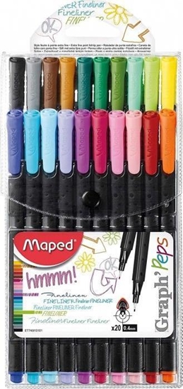 Picture of Maped Cienkopis GRAPH PEPS 20szt.etui 749151 MEPED 0.4mm