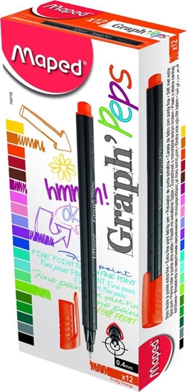 Picture of Maped Cienkopis GRAPH PEPS pomaraczowy Maped 749116