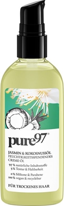 Picture of Maria Nila Pure97, Jasmin & Kokosnuss, Hair Cream Treatment, For Heat Protectant, 100 ml For Women