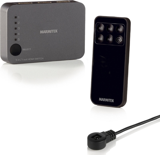 Picture of Marmitek Connect 350 UHD 2.0 HDMI AutoSwitch 5 in/1 out 4K60