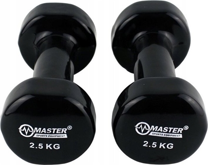 Attēls no Master Hantelki eliwne Pokryte Winylem 2,5 kg x2