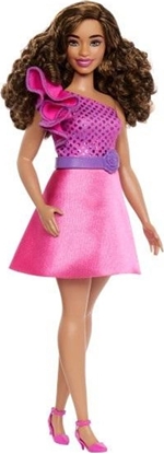 Picture of Mattel Barbie Fashionistas. Lalka Sukienka wieczorowy ró
