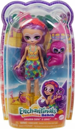 Picture of Mattel Enchantimals Lalka i zwierztko Leniwiec (HRX82)