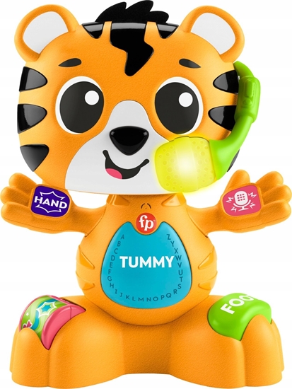 Изображение Mattel Fisher-Price Link Squad Tygrysek Taniec i nauka