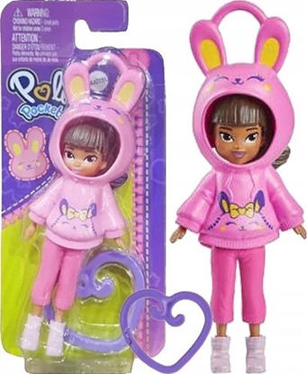 Attēls no Mattel Polly Pocket Lalka zawieszka 7,5cm