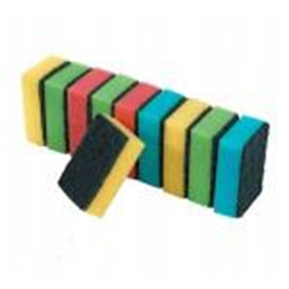 Picture of Mazgāšanas sūkļi 80x50x27mm,  10gab.