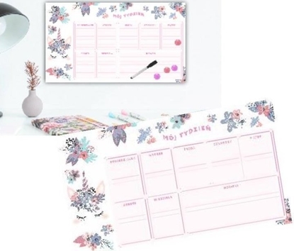 Attēls no MCD Planer magnetyczny jednoroec + marker + magnesy