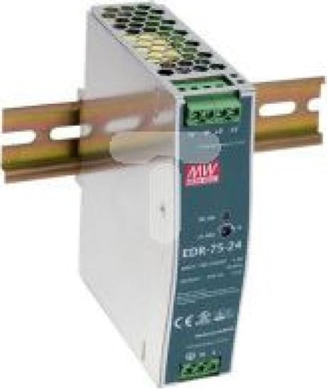 Picture of Mean Well Zasilacz impulsowy 24VDC 3,2A 76,8W EDR-75-24