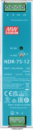 Picture of Mean Well ZASILACZ IMPULSOWY NDR-75-12 MEAN WELL