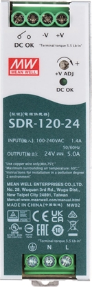 Picture of Mean Well ZASILACZ IMPULSOWY SDR-120-24 MEAN WELL