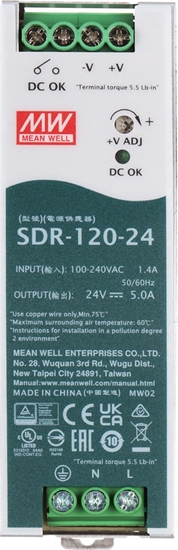 Picture of Mean Well ZASILACZ IMPULSOWY SDR-120-24 MEAN WELL