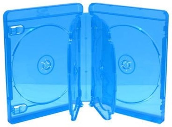 Picture of MediaRange BD-Leerhülle für 6 Discs 22mm blau