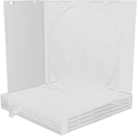 Picture of Mediarange CD-Leerhülle für 2 Dics 10.4mm transpa. Tray 5pcs