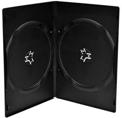 Attēls no MediaRange DVD-Leerhülle schmal für 7 Dics 9mm schwarz 100St