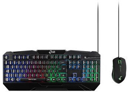 Изображение MediaRange Gaming-Set Tastatur 104 Tast + Maus 6-Tast (UK)