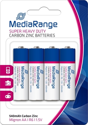 Изображение Mediarange Batterie Super Heavy Duty Mignon AA/R6/1,5V 4er