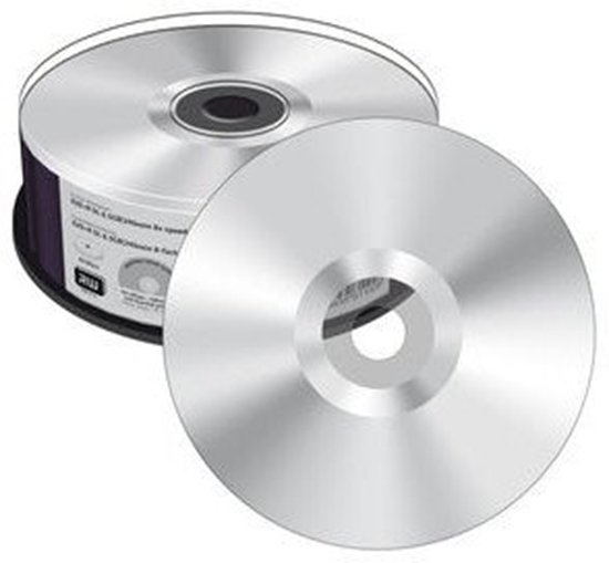 Picture of Mediarange DVD+R 8.5GB 25pcs 8x silber unbedruckt