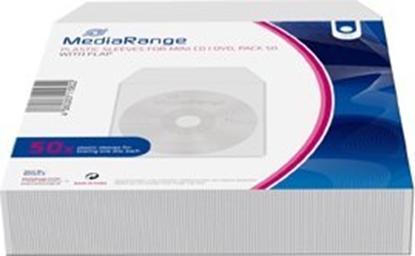 Attēls no MediaRange Plastiktaschen Mini CD-R u. Mini DVD-R,50er Pack