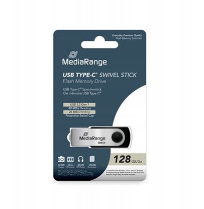 Picture of MediaRange USB-Stick  USB 3.2 Gen1 USB-C   128GB