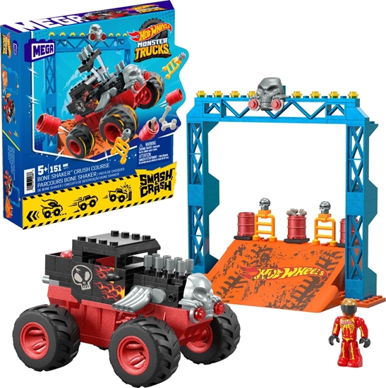 Picture of Mega Bloks Klocki Hot Wheels Monster Trucks Bone Shaker Kaskaderska sztuczka