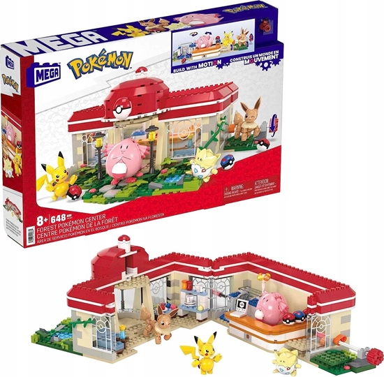 Picture of Mega Bloks Zestaw konstrukcyjny Pokemon Lene centrum HNT93