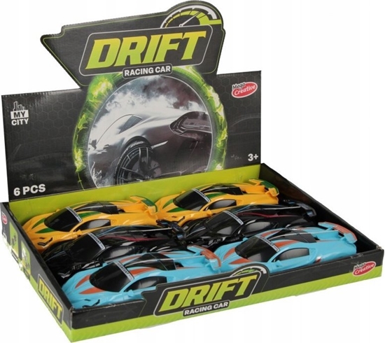 Изображение Mega Creative AUTO WYSCIG DRIFT P/B 16CM MOJE MIASTO 6/96/192