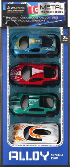 Picture of Mega Creative AUTO WYSCIG MET 4SZT 10X22X3 MIX4 MC WB 144/288