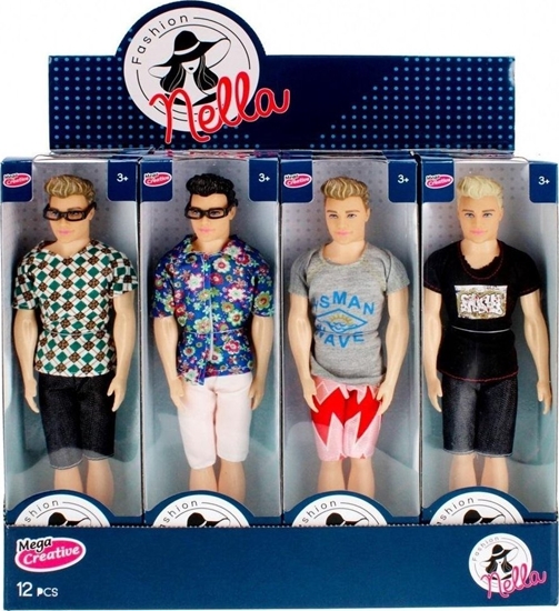 Изображение Mega Creative LALKA 29CM MC NELLA CHLOPIEC MIX4 WB 12/60/120