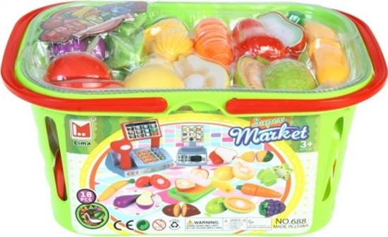 Picture of Mega Creative -MC OWOCE/WARZYWA DO KROJ+KAS 31X20X15 KOSZ12/24