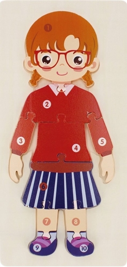 Picture of Mega Creative UKLADANKA DREW DZIEWCZYNKA 10EL 15X32 MC FOL 102