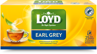 Attēls no Melnā tēja LOYD Earl Grey, 25 x 1,7 g